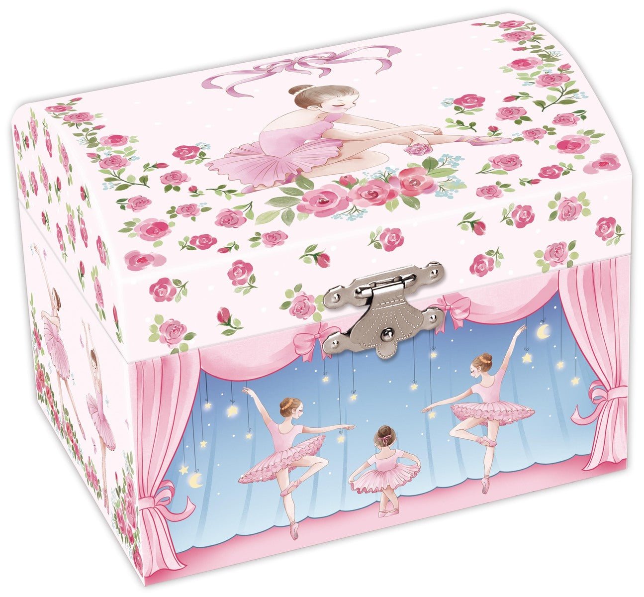 ROSABELLA BALLERINA DOME MUSIC BOX - Bamboo Sprout